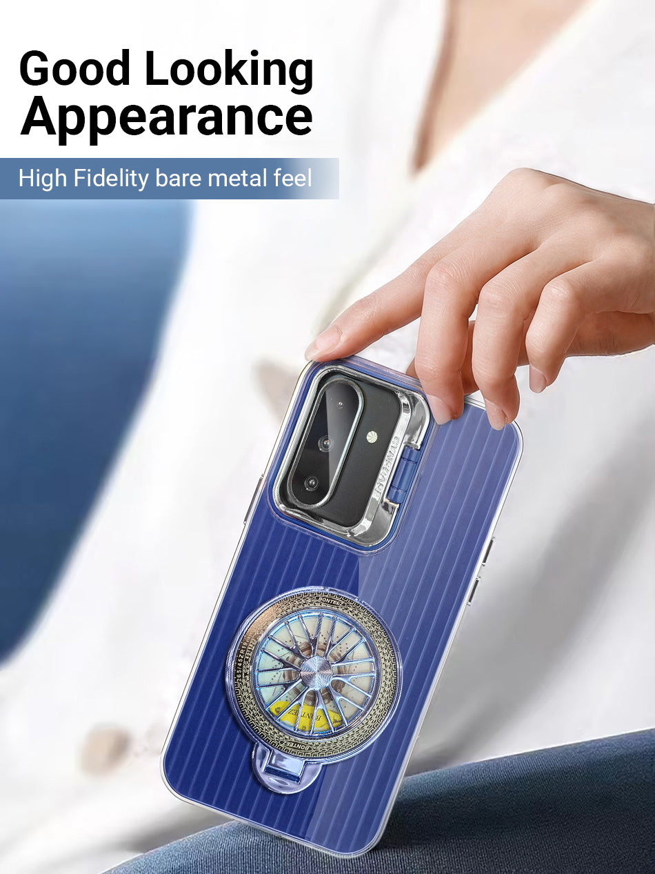 Samsung Galaxy A56 5G Luxury Dual Layer Hybrid Camera Wheel Rotating Case