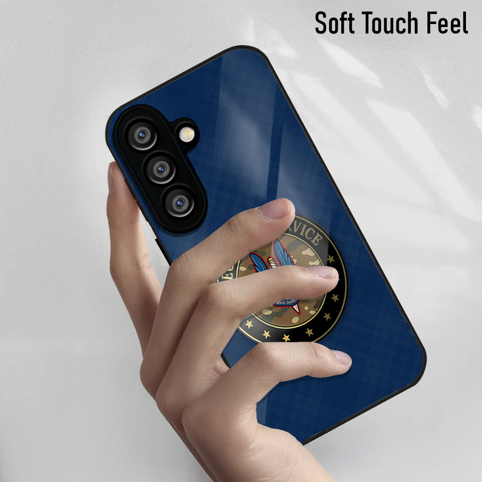 Samsung Galaxy A56 5G Premium Acrylic Shockproof Glass Back Case (Air Service)
