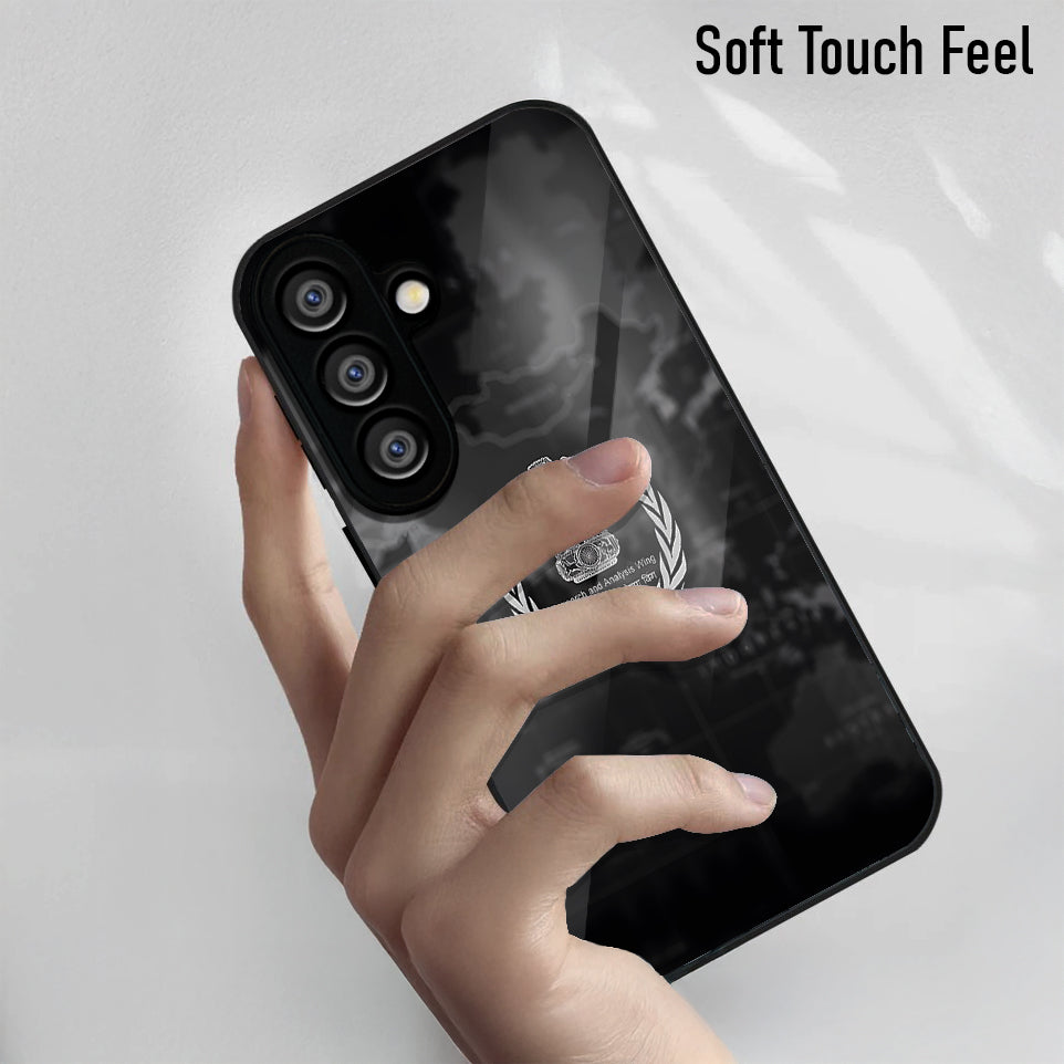 Samsung Galaxy A56 5G Premium Acrylic Shockproof Glass Back Case (Research Wing)