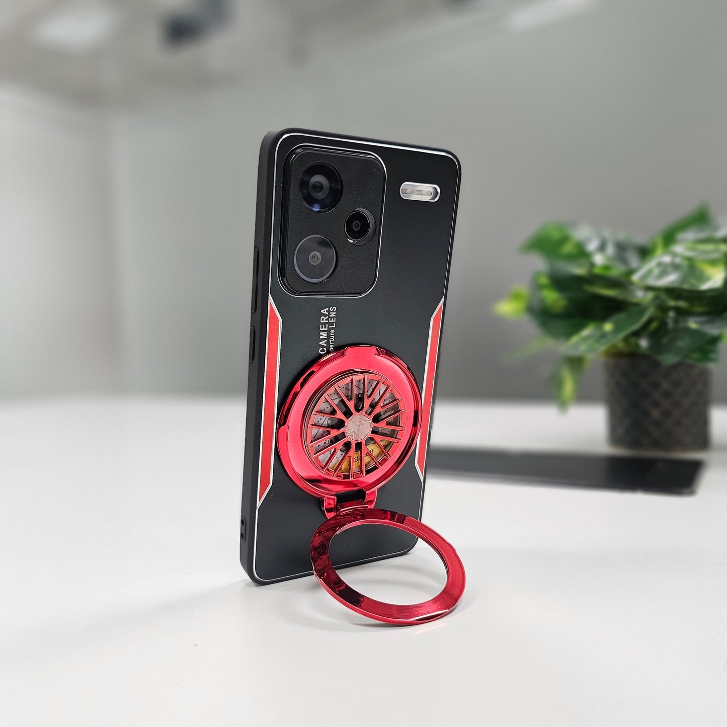 Redmi Note 13 Pro+ 5G Best Selling Stress Buster Aluminium Metal Scratch Resistant Back Case