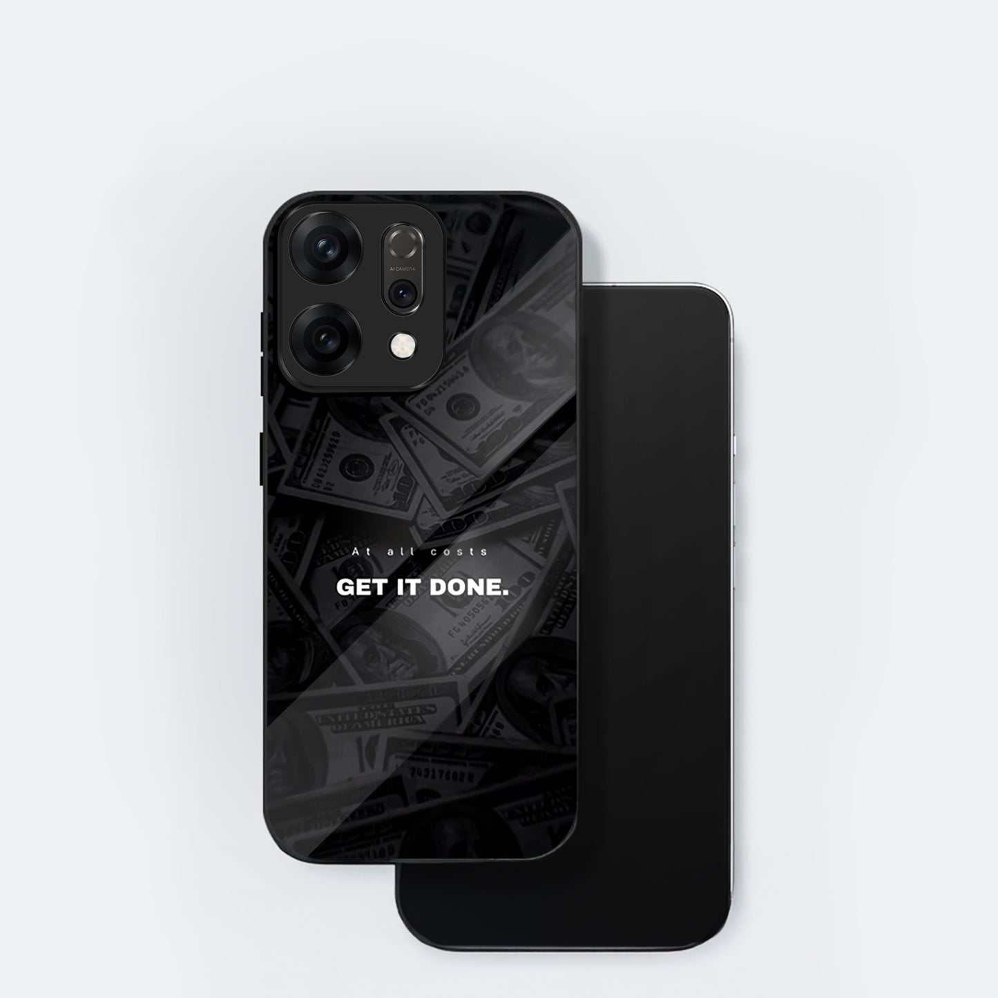 Oppo Reno 14 5G Premium Acrylic Shockproof Glass Back Case (Get It Done)