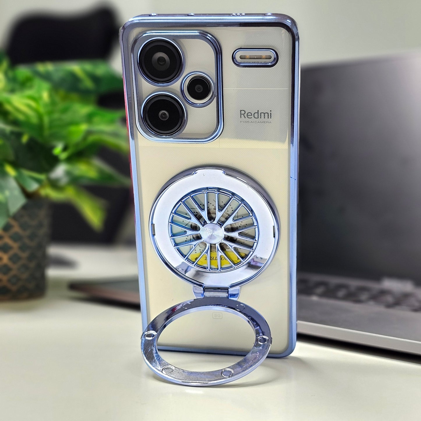Redmi Note 13 Pro+ 5G Ferrari Wheel Electroplating Case