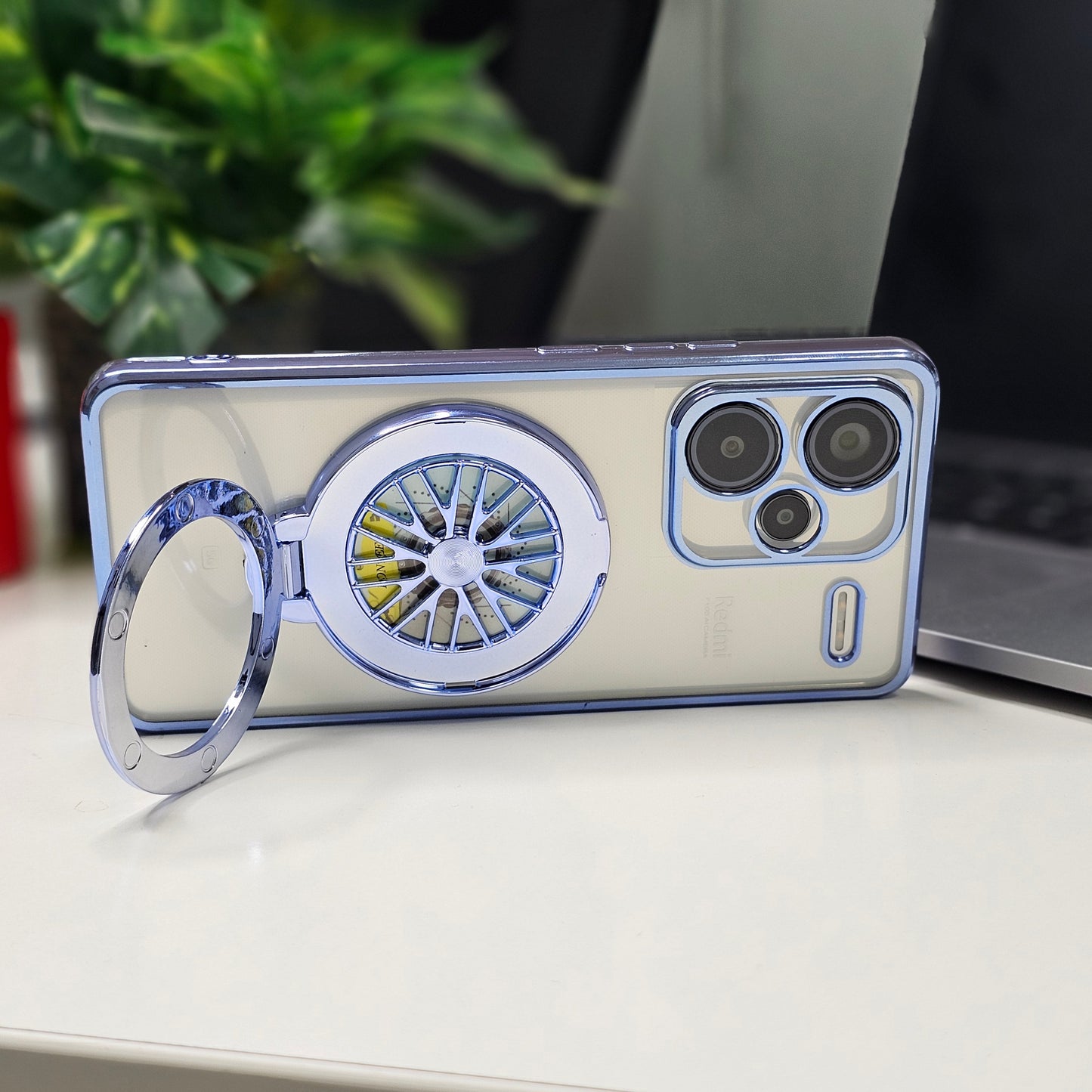 Redmi Note 13 Pro+ 5G Ferrari Wheel Electroplating Case