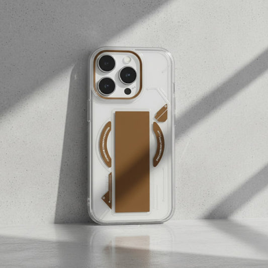 iPhone 16 Pro & 16 Pro Max Exquisite Stripe Stand Magsafe Case