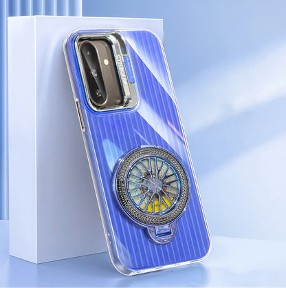 Samsung Galaxy A36 Luxury Dual Layer Hybrid Camera Wheel Rotating Case