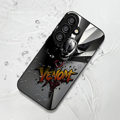 Samsung Galaxy A56 5G Premium Acrylic Shockproof Glass Back Case (Yellow Venom)