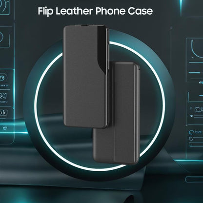 Vivo T3 5G Luxury Half Window Leather Flip Case