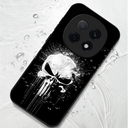 OPPO F29 Pro 5G Premium Acrylic Shockproof Glass Back Case (Punisher Skull)