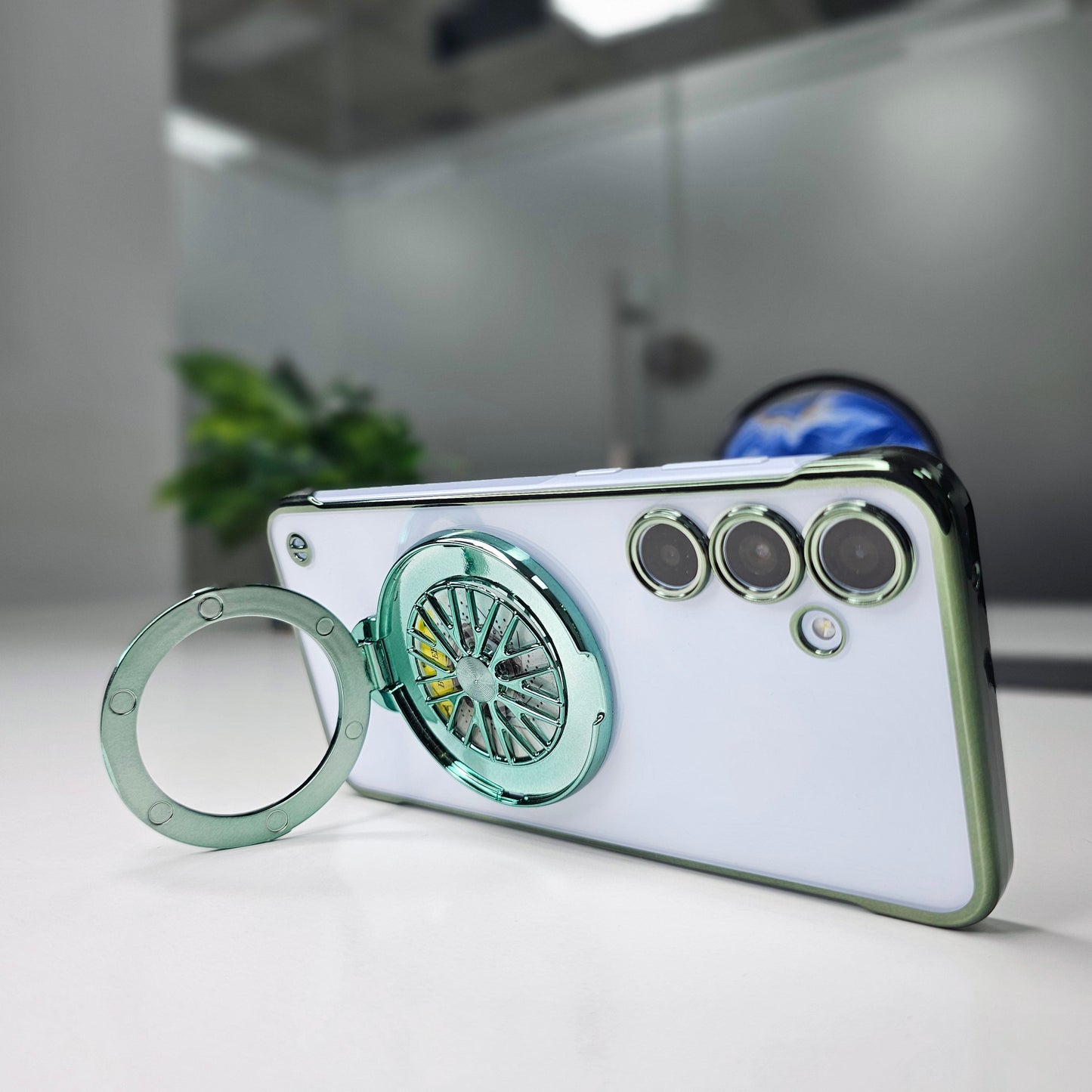 Samsung Galaxy S24+ 5G Porsche® Wheel Frameless Case