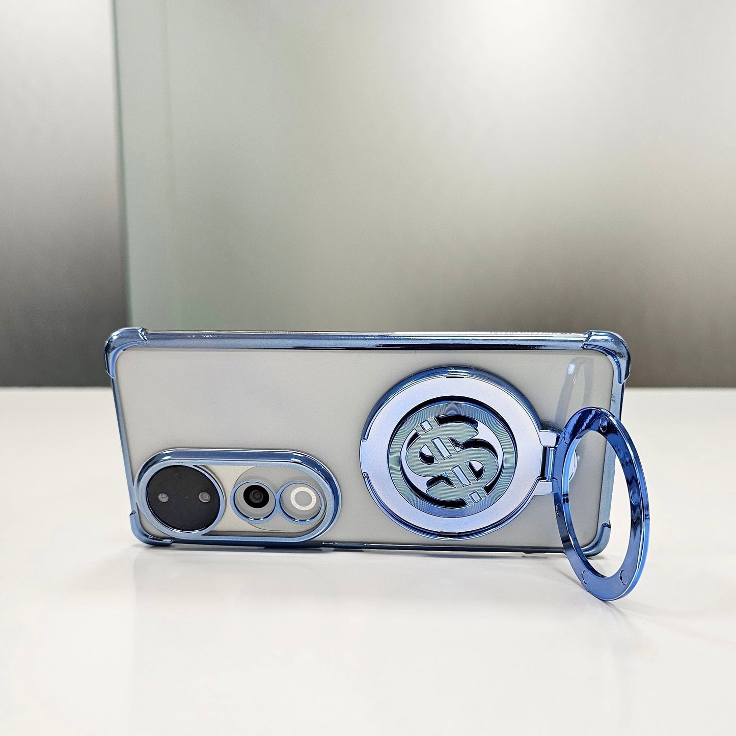 Vivo V40 Pro 5G Four Corner Airbags 100% Original Astro Money Magnet Rotating Dollar Case