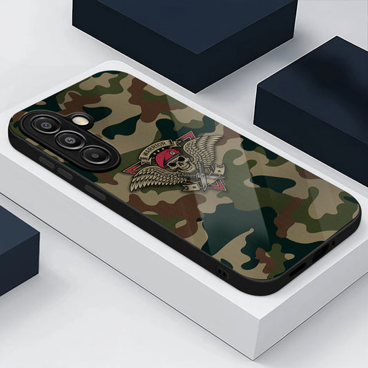 Samsung Galaxy A56 5G Premium Acrylic Shockproof Glass Back Case (Warrior Shield)