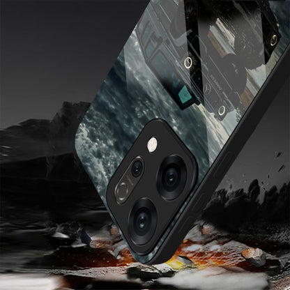 Oppo Reno 14 5G Premium Acrylic Shockproof Glass Back Case (Benz G-Class)