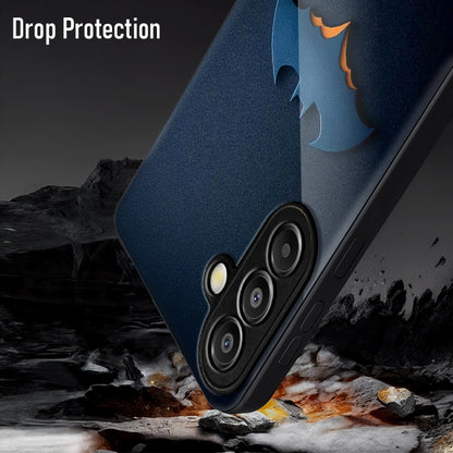 Samsung Galaxy A56 5G Premium Acrylic Shockproof Glass Back Case (Bat Logo)