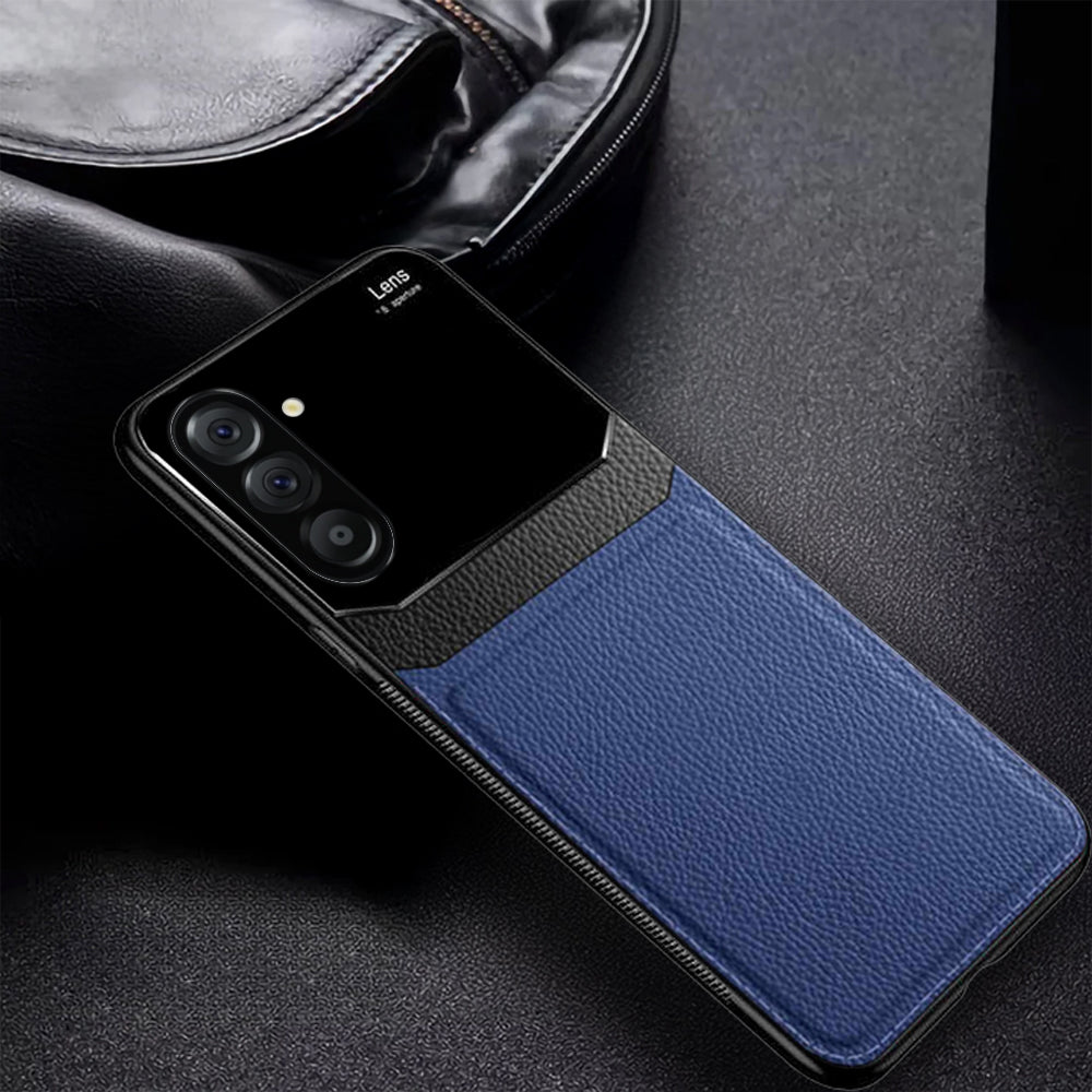Samsung Galaxy A56 5G Premium Leather Lens Protective Case