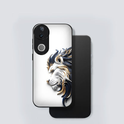 Vivo V50 5G Premium Acrylic Shockproof Glass Back Case (King’s Flow)