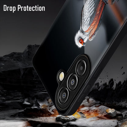 Samsung Galaxy A36 Premium Acrylic Shockproof Glass Back Case (Wild Grace)