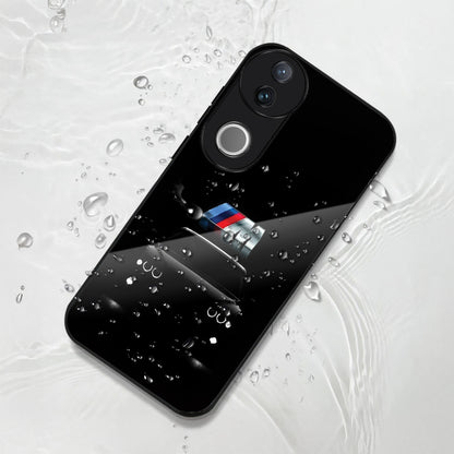 Vivo V50 5G Premium Acrylic Shockproof Glass Back Case (Motorsport Edition)