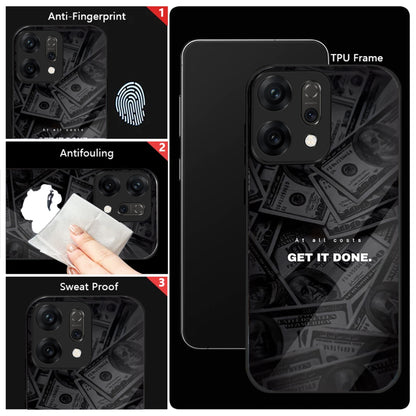Oppo Reno 14 5G Premium Acrylic Shockproof Glass Back Case (Get It Done)