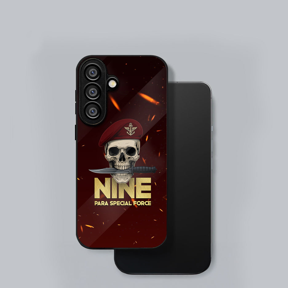 Samsung Galaxy A56 5G Premium Acrylic Shockproof Glass Back Case (Commando Case)