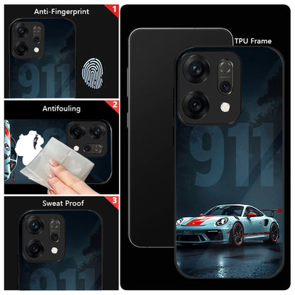 Oppo Reno 14 5G Premium Acrylic Shockproof Glass Back Case (GTR-911)