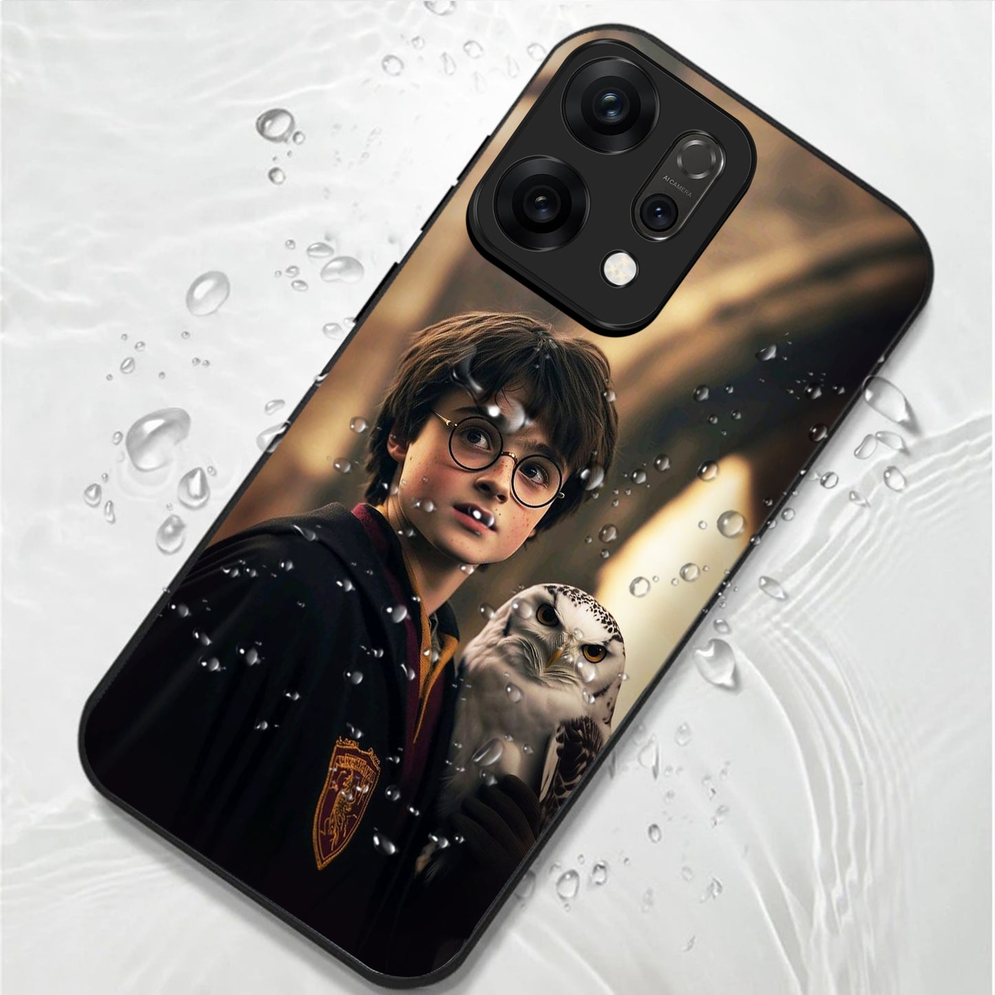 Oppo Reno 14 5G Premium Acrylic Shockproof Glass Back Case (Harry)