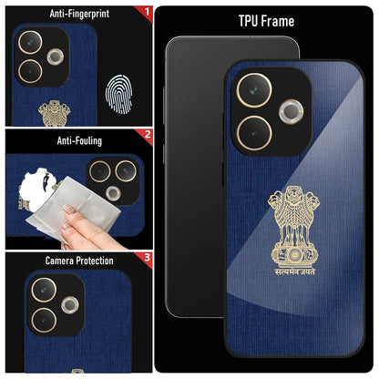 Oppo A5 Pro 5G Premium Acrylic Shockproof Glass Back Case (Nation Pride)