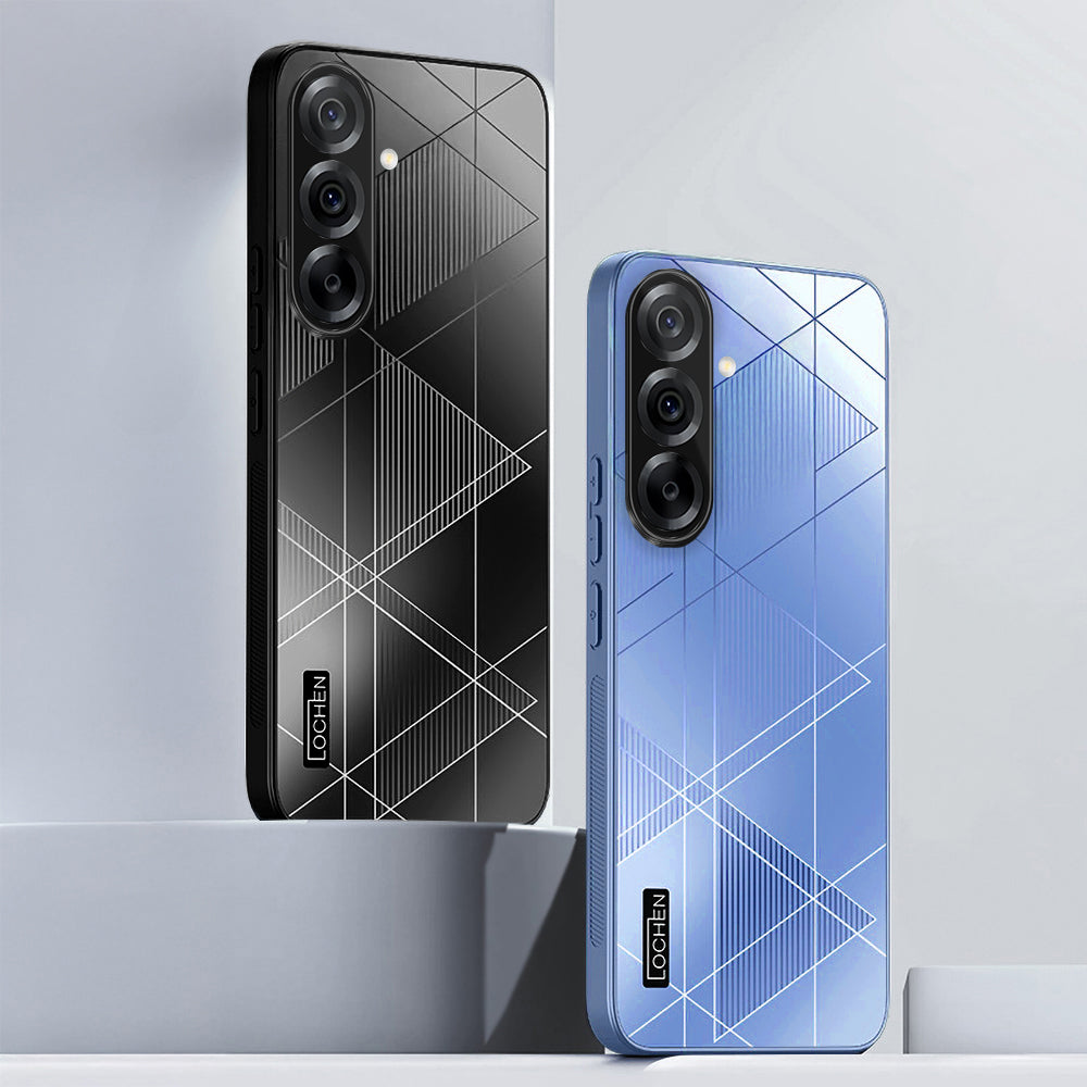 Samsung Galaxy A56 5G Triangle Pattern Matte Back Shockproof Case