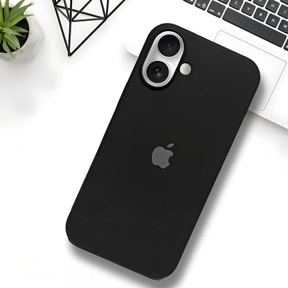 iPhone 16/16 Plus Silicone Logo iPhone Case