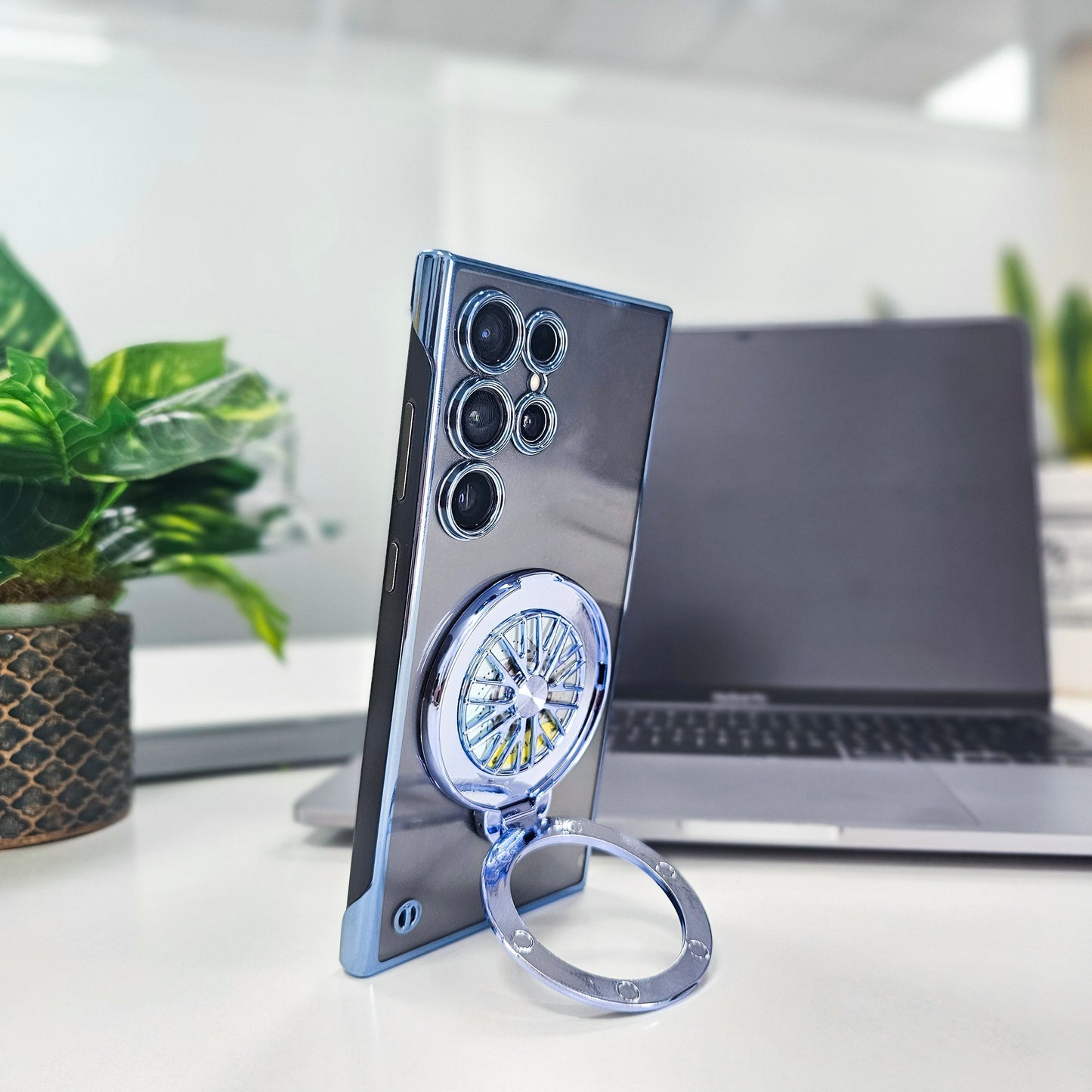 Samsung Galaxy S23 Ultra 5G Porsche® Wheel Frameless Case