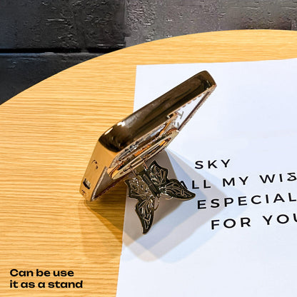 Oppo F27 Pro+ 5G Premium Butterfly Stand Airbags Case