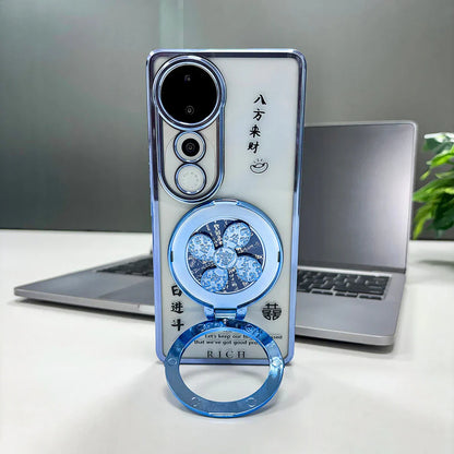 Vivo V40 Pro 5G Rich Manifestation Reflective Fidget Rotating Back Case