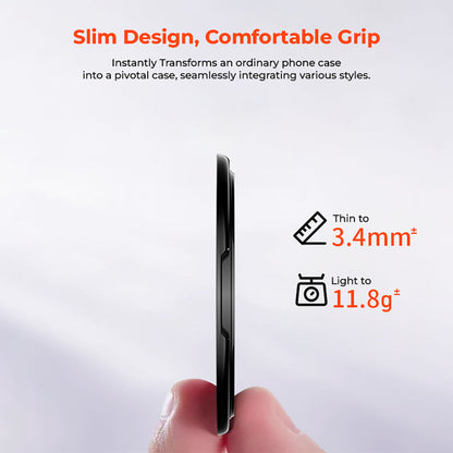 Nothing Phone 2 Pro 5G Original Luxury Magnifier Ring Stand Shockproof Airbags Corner Case