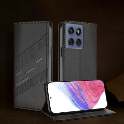 Embossed retro wallet flip case for Motorola Edge 60 Fusion 5G