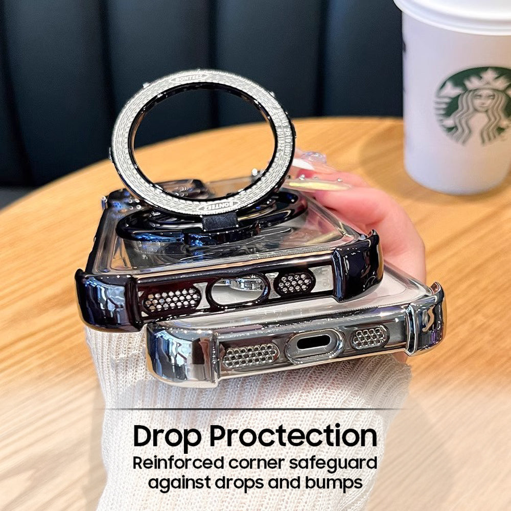 Oppo F27 Pro+ 5G Premium Stress Buster Wheel Rotating Shockproof Airbags Case