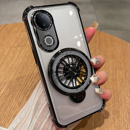 Vivo V50 5G Premium Stress Buster Wheel Rotating Shockproof Airbags Case