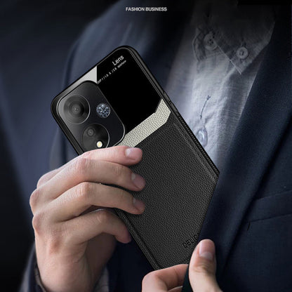 Oppo A59 5G Premium Leather Lens Protective Case