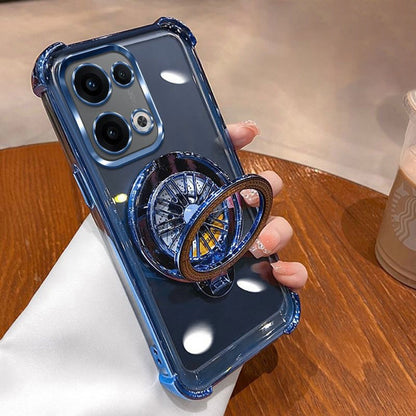 Oppo Reno13 5G Premium Stress Buster Wheel Rotating Shockproof Airbags Case