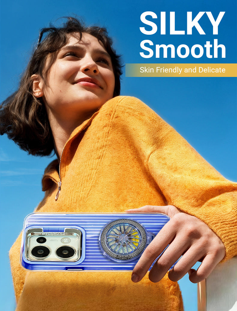 Oppo Reno 13 case with 360° rotating camera shield