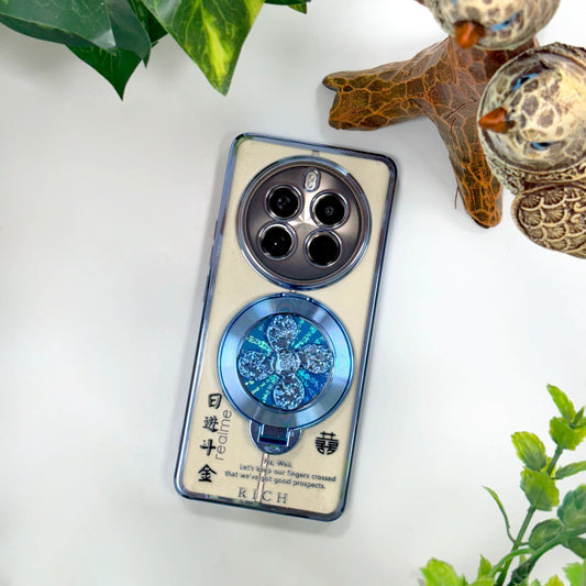 Realme 12 Pro+ 5G Rich Manifestation Reflective Fidget Rotating Back Case