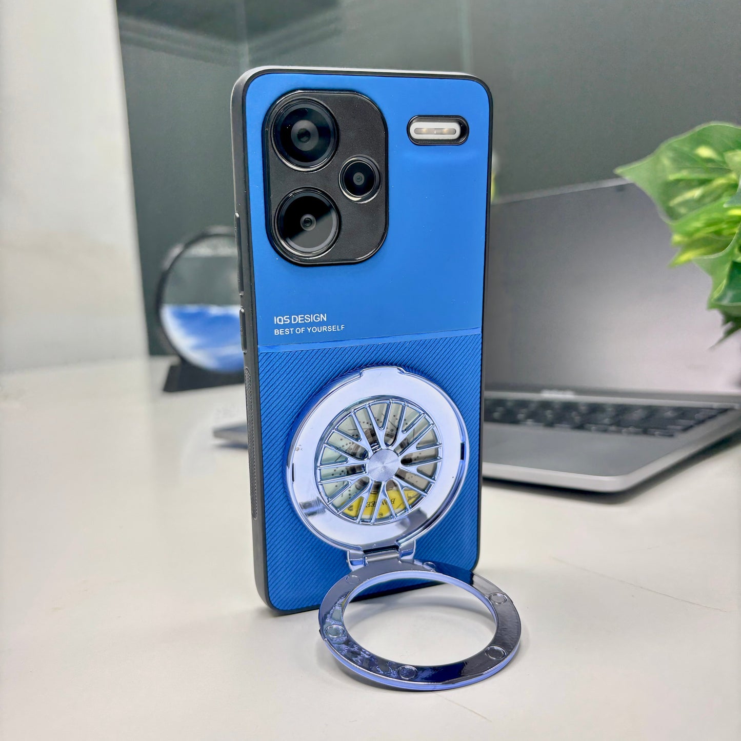 Redmi Note 13 Pro+ 5G Best Selling Stress Buster Wheel Hybrid Scratch Resistant Back Case