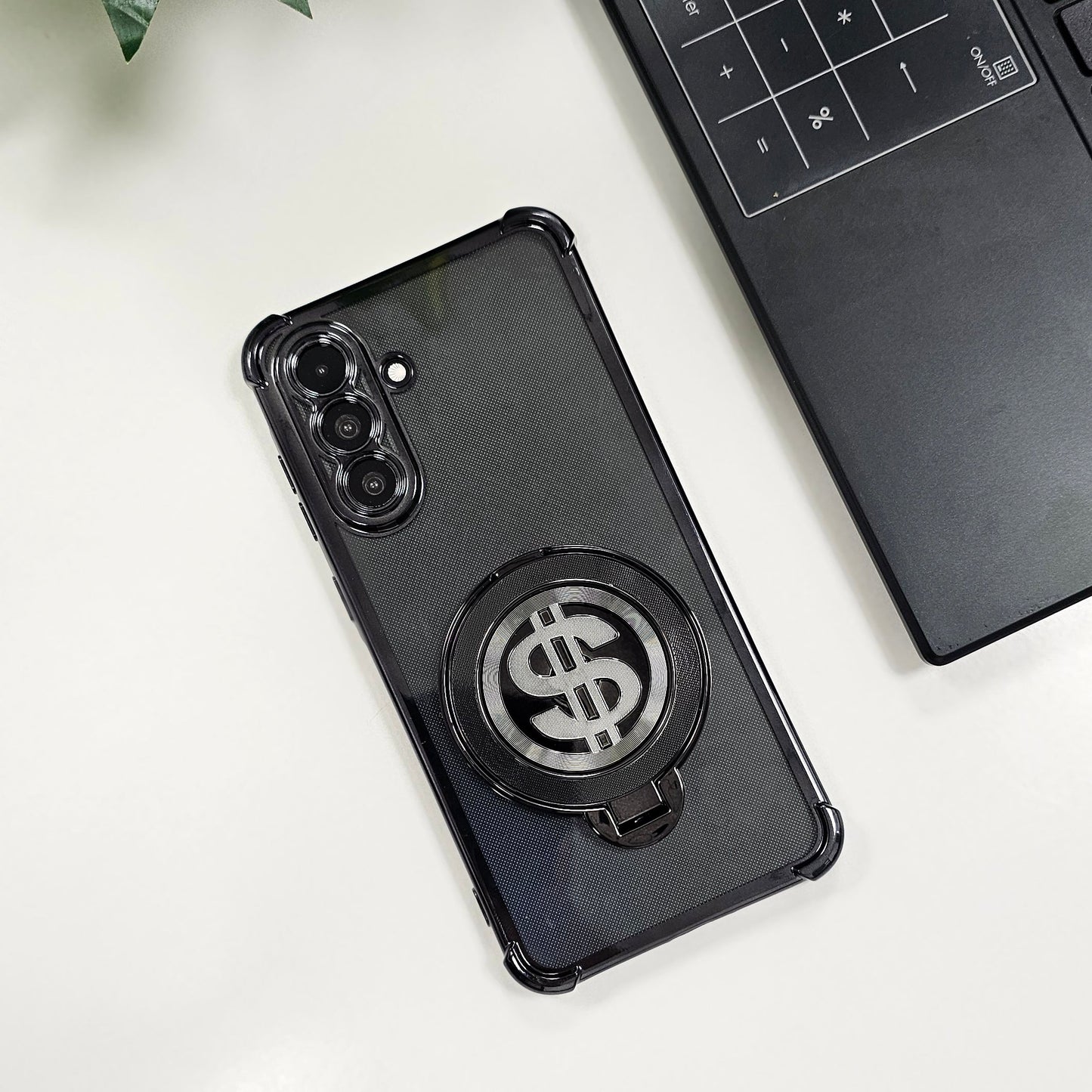 Samsung Galaxy A17 Black Dollar Back Cover