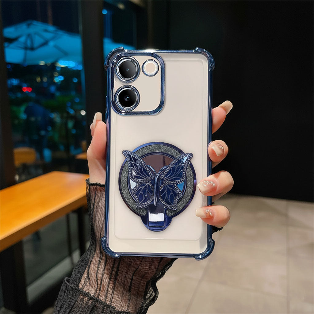 Vivo T2 Pro 5G Premium Butterfly Stand Airbags Case