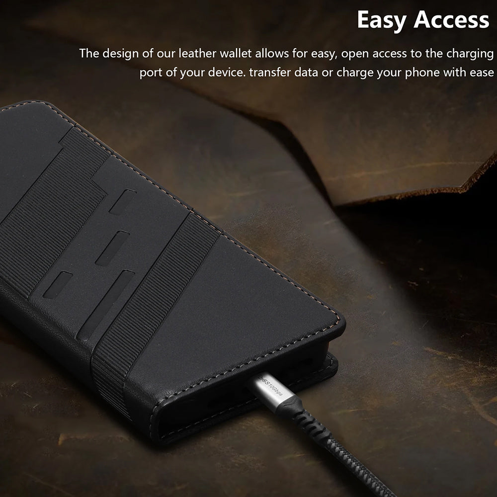 Vivo V29e 5G phone case with magnetic closure and card slots