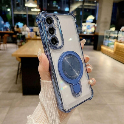 Samsung Galaxy A26 5G Luxury Four Corner Invincible Bracket Ring Stand Case