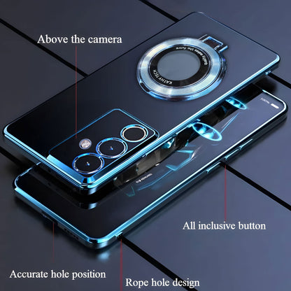 Samsung Galaxy A55 5G Magnifier Electroplating Case